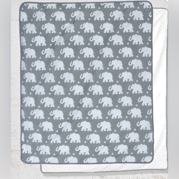 Elephant 6 Piece Crib Bedding Set - Picture 11 of 12